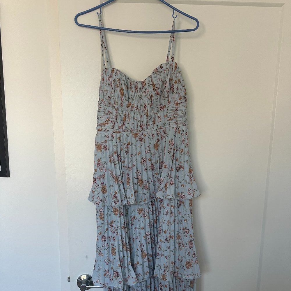 Lulu's Floral Tiered Dress